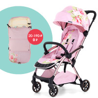 Комплект: Прогулочная коляска Leclerc Baby by Monnalisa, Antique pink + конверт в подарок