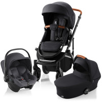 Britax Roemer SMILE III Fossil Grey + BABY-SAFE CORE Midnight Grey