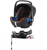 Детское автокресло Baby-Safe i-Size Black Marble + база FLEX
