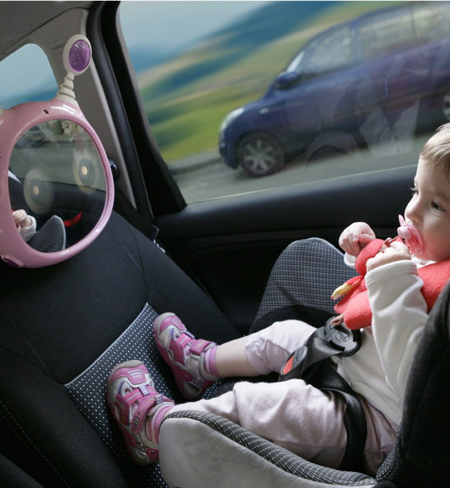 Зеркало для контроля за ребенком Oly Active, розовый. Фото №4