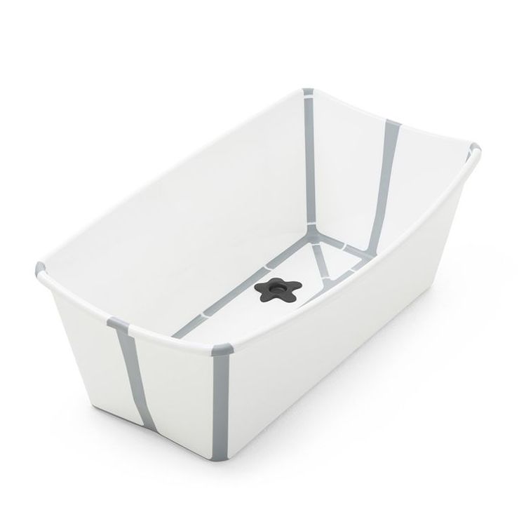 Stokke FLEXI BATH Складная ванночка с термочувствительной пробкой, Белый. Фото №0