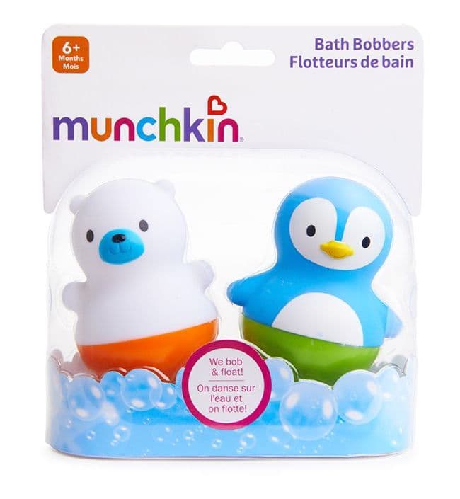 Munchkin игрушки для ванны поплавки Медведь и Пингвин от 6 мес. Фото №3