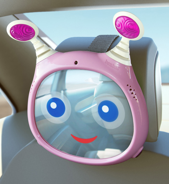 Зеркало для контроля за ребенком Oly Active, розовый. Фото №1