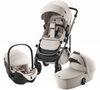 Комплект 3в1 коляска SMILE 5Z, Soft Taupe + BABY-SAFE PRO Soft Taupe