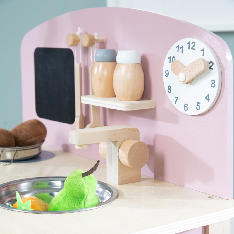 Детская игровая Мини кухня с аксессуарами, розовый/натуральный 480211MA_DIS. Фото №7