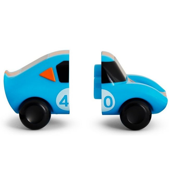 Munchkin игрушка для ванны машинки голубая- оранжевая Magnet Motors™  2шт.с 18 мес.. Фото №4