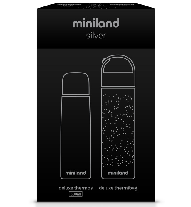 Термос для жидкостей Miniland Deluxe с сумкой, 500 мл [213218]. Фото №4