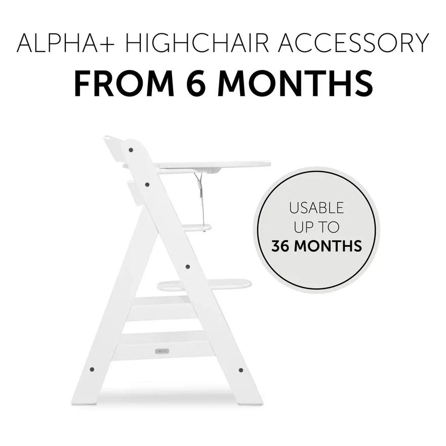 Столик для стульчика Alpha Click Tray, белый. Фото №3