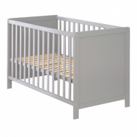 Многофункциональная детская кровать Hamburg 60х120, серый_DIS