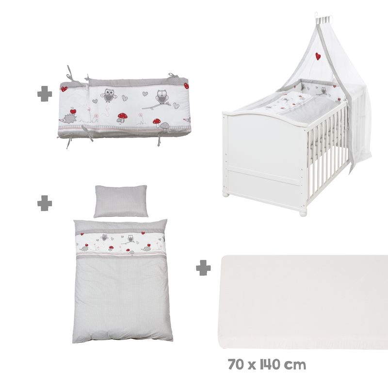 Детская кровать-трансформер 70х140, вкл. матрас и комплект постельного белья из 4-х предметов. Фото №5