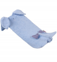 Лежачок для купания Unique Baby Bath Плюшевый щенок, голубой, 42x25x15см