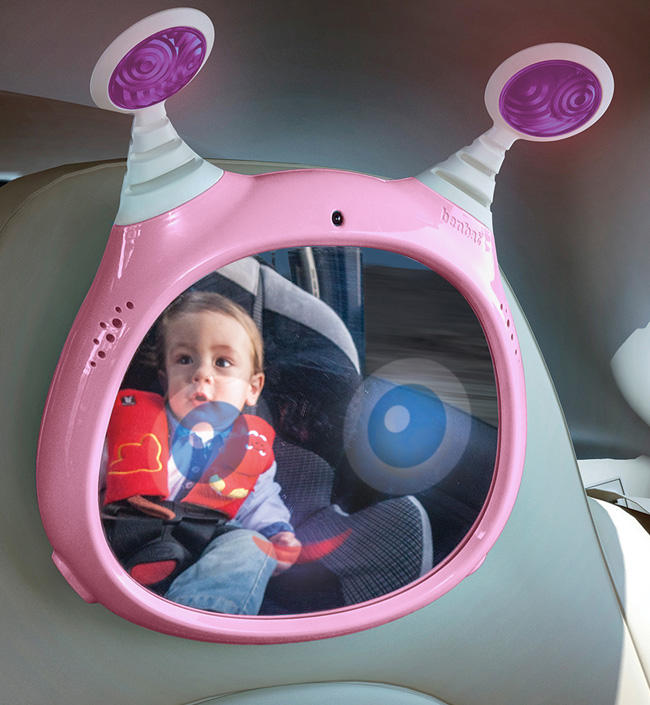 Зеркало для контроля за ребенком Oly Active, розовый. Фото №2