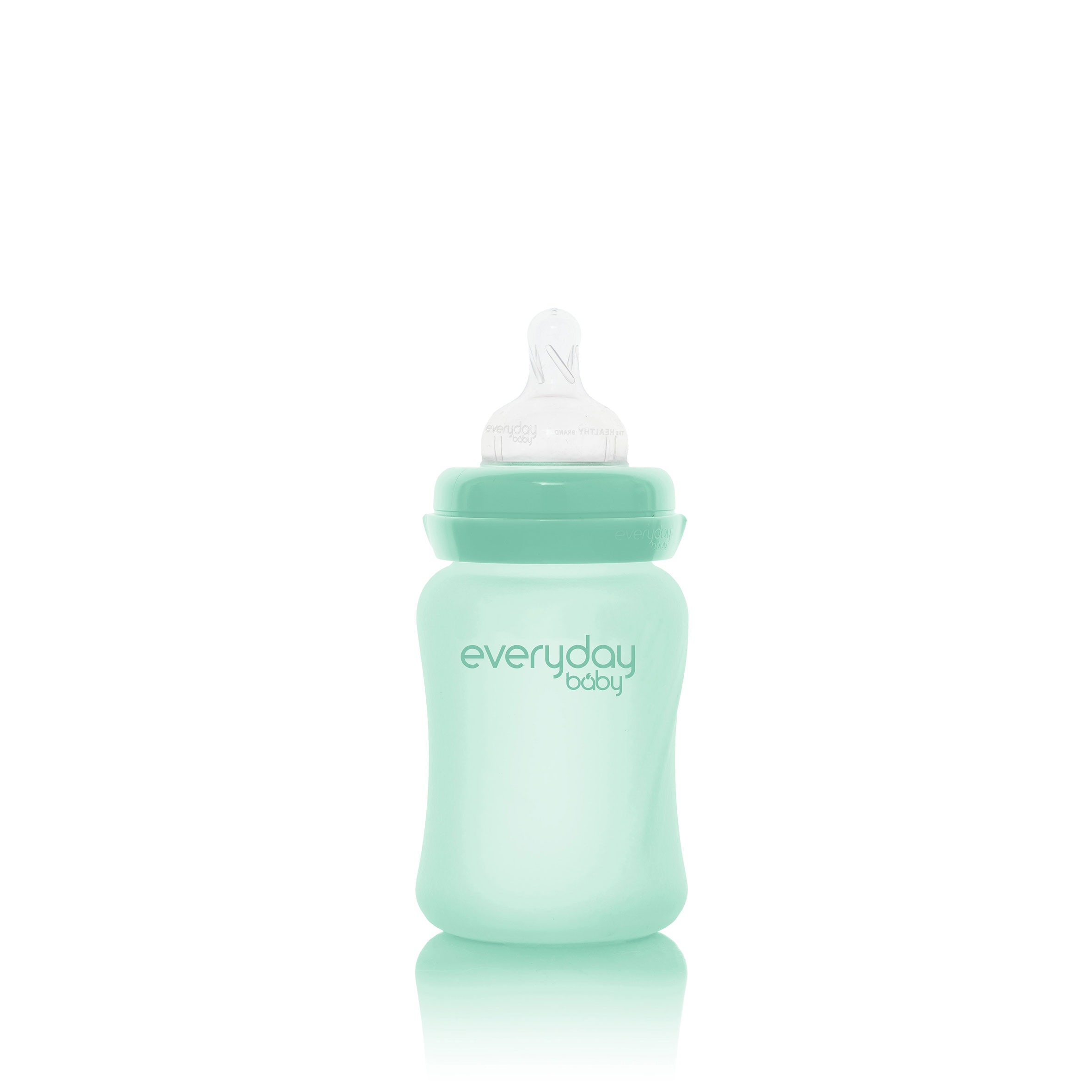 Бутылочка EveryDay Baby с силиконовым покрытием из стекла, 150 мл [213949]. Фото №1