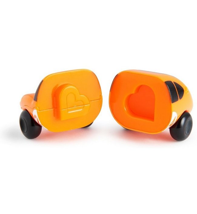 Munchkin игрушка для ванны машинки голубая- оранжевая Magnet Motors™  2шт.с 18 мес.. Фото №1