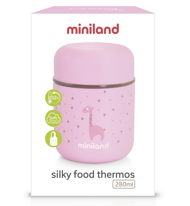 Термос Miniland Silky Thermos Mini для еды с сумкой, 280 мл [202616]. Фото №2