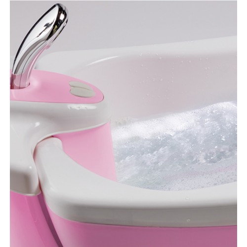 Детская ванночка-джакузи с душевым краником Lil'Luxuries, розовый.. Фото №1