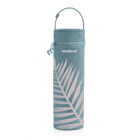 Термо-сумка для бутылочек Terra, бирюзовый/пальмы, 500 мл