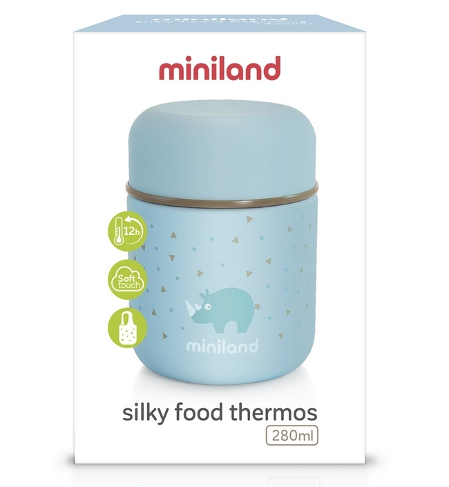Термос Miniland Silky Thermos Mini для еды с сумкой, 280 мл [202616]. Фото №2