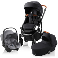 Britax Roemer SMILE III Fossil Grey + BABY-SAFE CORE Frost Grey
