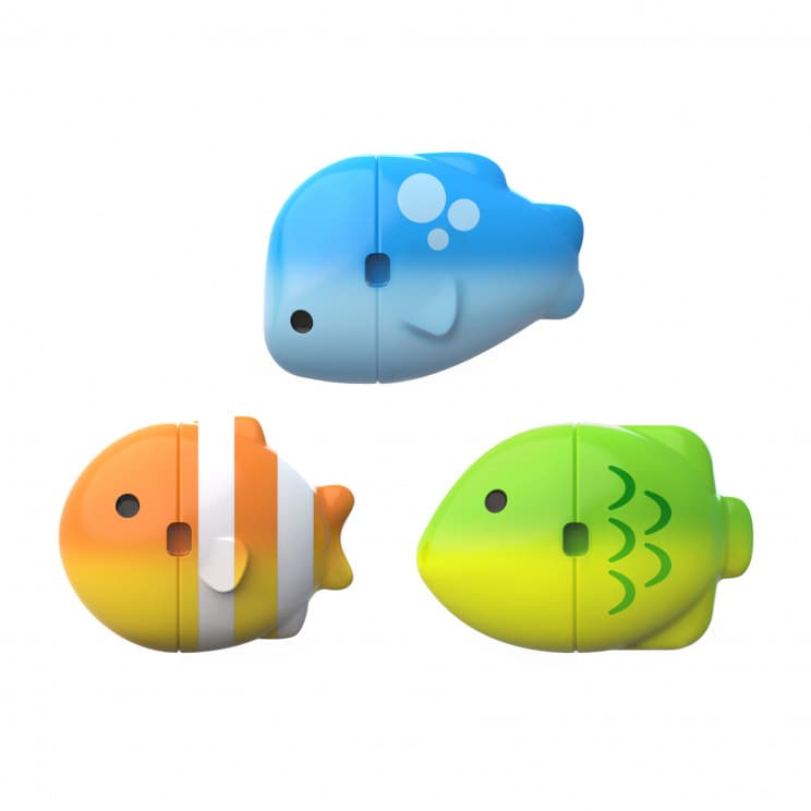 Munchkin игрушка для ванны цветные рыбки ColorMix Fish ™12+ NEW. Фото №0