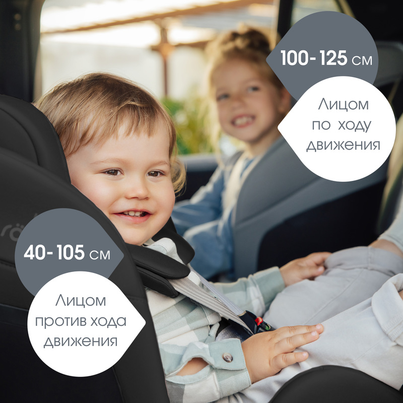 Детское автокресло SWIVEL 2 Classic | Space Black_DIS. Фото №7