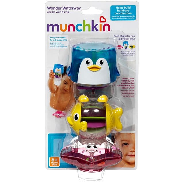 Munchkin игрушки для ванны Пирамидка Waterway™ 3 в 1 6+. Фото №1