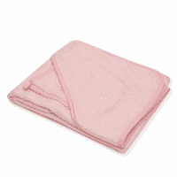 Комплект для купания Italbaby (полотенце 100х100, варежка) бамбук, розовый