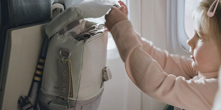 Набор Путешественника Полнолуние JetKids от Stokke BedBox, белый + рюкзак Crew BackPack, белый . Фото №3