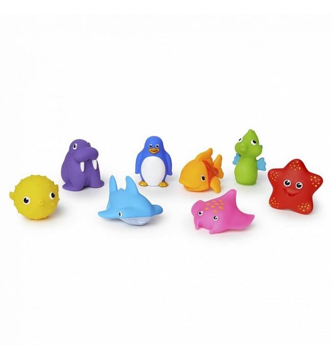 Munchkin игрушки для ванны Морские животные 8 шт от 9 мес. Фото №0