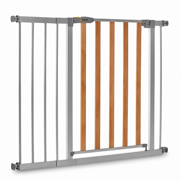 Ворота безопасности Woodlock 2  с дополнительной секцией 21 см, silver