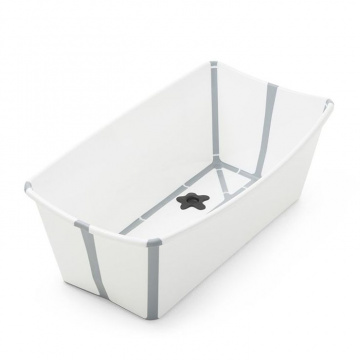 Stokke FLEXI BATH Складная ванночка с термочувствительной пробкой, Белый
