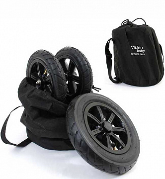 Комплект надувных колес Valco Baby Sport Pack для Snap 4, Snap 4 Ultra, Snap Duo / Black