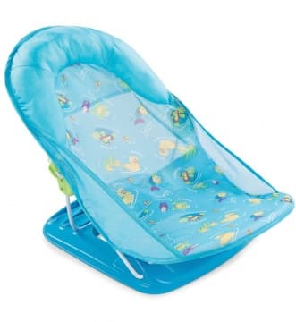Лежак с подголовником для купания Deluxe Baby Bather, голубой