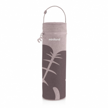 Термо-сумка для бутылочек Terra, бежевый/пальмы, 500 мл