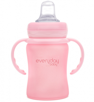 Бутылочка-поильник EveryDay Baby с мягким носиком из стекла, 150 мл [213956]