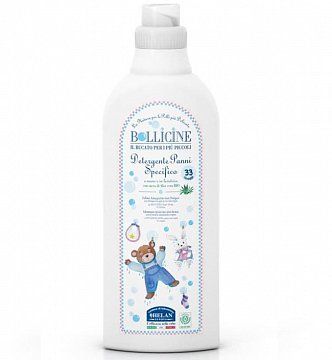 Натуральное жидкое средство для стирки детского белья (Bollicine) - 1000 мл.