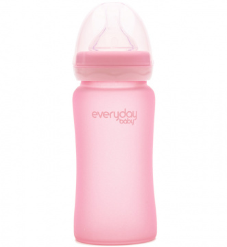 Бутылочка EveryDay Baby с силиконовым покрытием из стекла, 240 мл [213952]