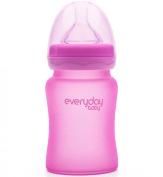 Бутылочка EveryDay Baby с индикатором температуры из стекла, 150 мл [213941]